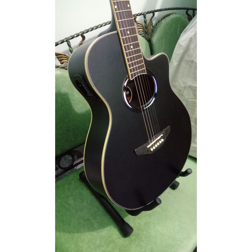 Gitar Akustik Elektrik Merk Yamaha Tipe APX500 hitam Doff Equalizer Pasif Jakarta Murah