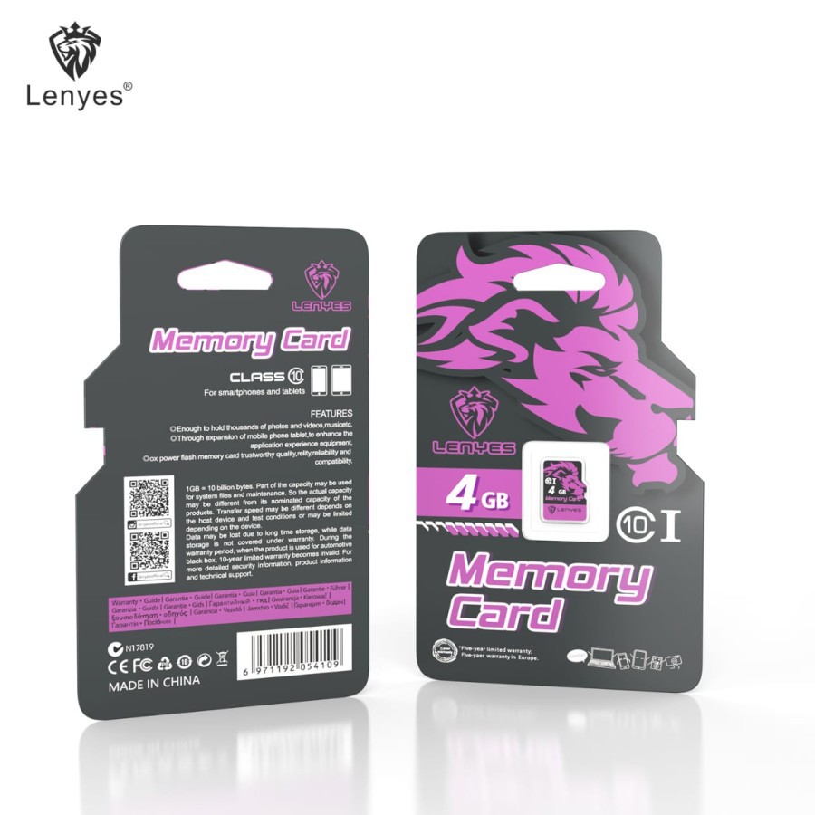 Memory Card LENYES 4GB Micro SD - Kartu Memori