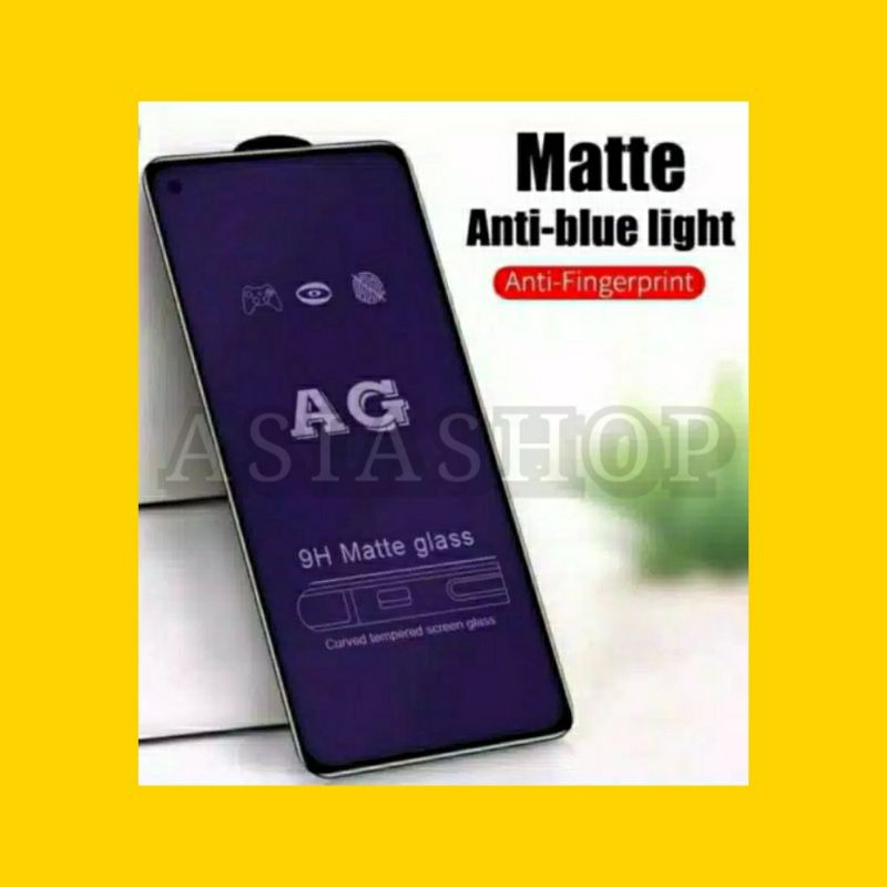 TEMPERED GLASS MATTE ANTI RADIASI + ANTI MINYAK FOR ALL TYPE OPPO !!