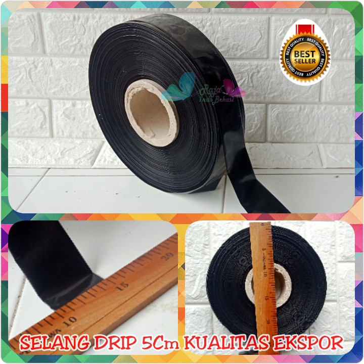 1 Rol Selang Drip 5 Mm X 10 Micron X 250 Meter Kualitas Bagus Ekport - Selang Plastik Drip 5MM