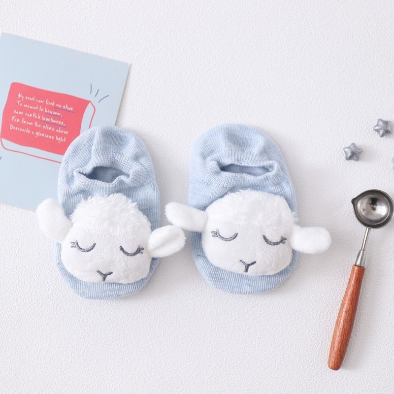 Kaos kaki bayi 3d kaos kaki prewalker 3D Newborn Socks newborn antislip