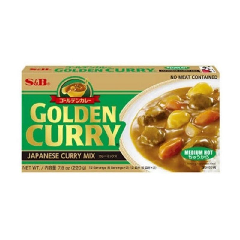 

Golden curry 220gr medium hot / japanese curry mix