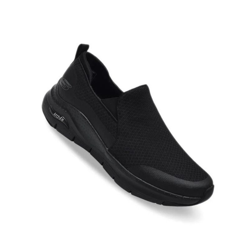 Skechers Arch Fit Banlin Black mens ORIGINAL COUNTER MURAH 