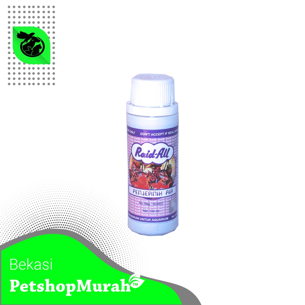 Obat Ikan Raid All Anti Kutu 100ml Raid-all Anti Tick 100 ml