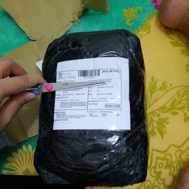 Tempat Bekal Tedemei 6577 Square Stainless Steel Anti Tumpah