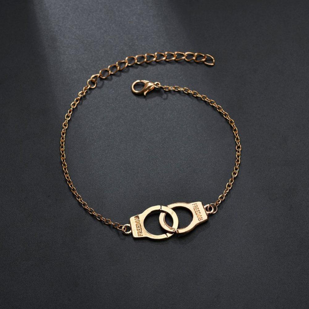Timekey Gelang Kaki Wanita Desain Borgol Gaya Simpletrendy Untuk Hadiah A6K3