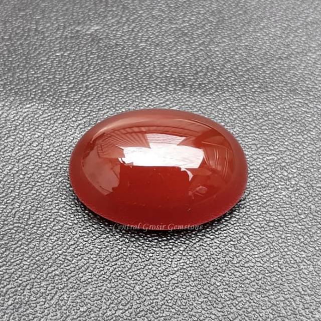 Batu Akik Yaman Wulung Coklat Kualitas AAA Top Luster Kristal Body Glass