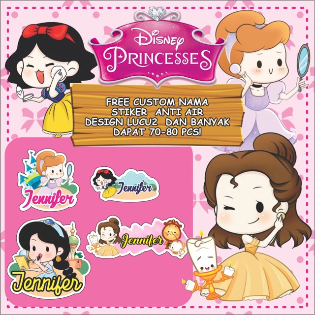 

STIKER NAMA / STIKER NAMA PRINCESS / LABEL NAMA