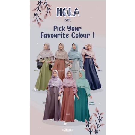 NOLA SET/GAMIS BUSUI by SILMEE.INDONESIA