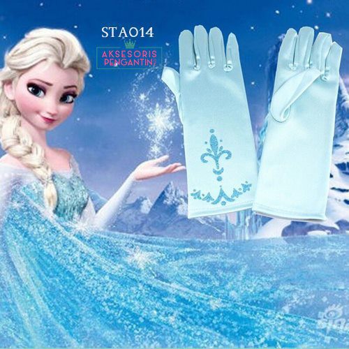 [PRODUK FAVORIT] WEDDING GLOVES ELSA SARUNG TANGAN FROZEN AKSESORIS PENGANTIN STA014