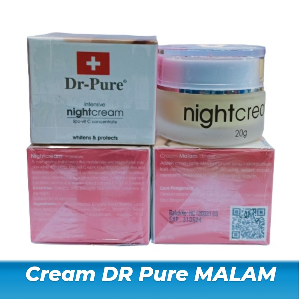 Cream DR Pure Malam Original Cream Malam