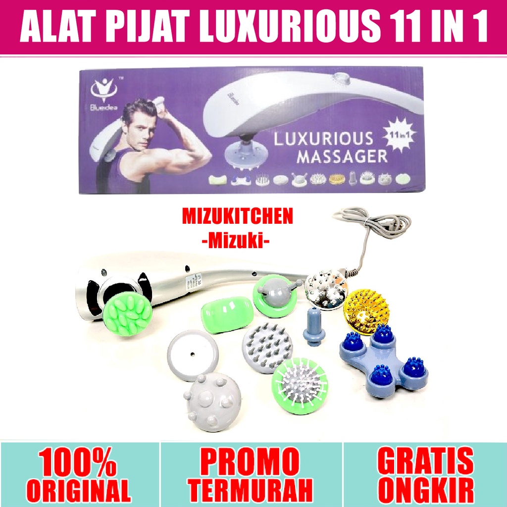 Alat Pijat 11 in 1 Luxurious Massager pijut badan dan kaki enak lengkap