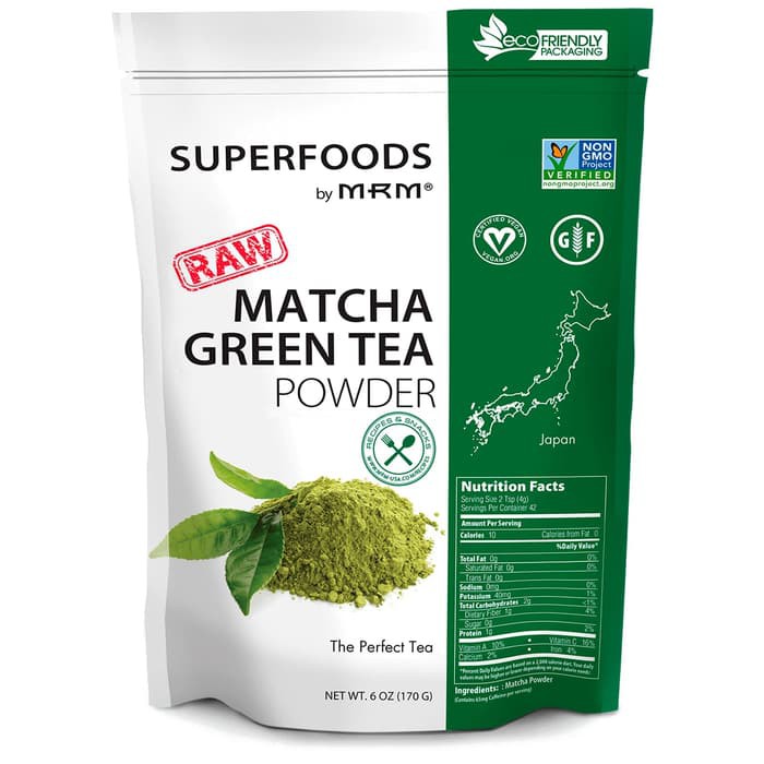 

MRM Raw Matcha Green Tea Powder 170g / Organic Matcha Powder/ Organik