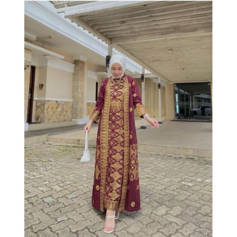 Original Couple Songket Khas Palembang Bahan Super Premium