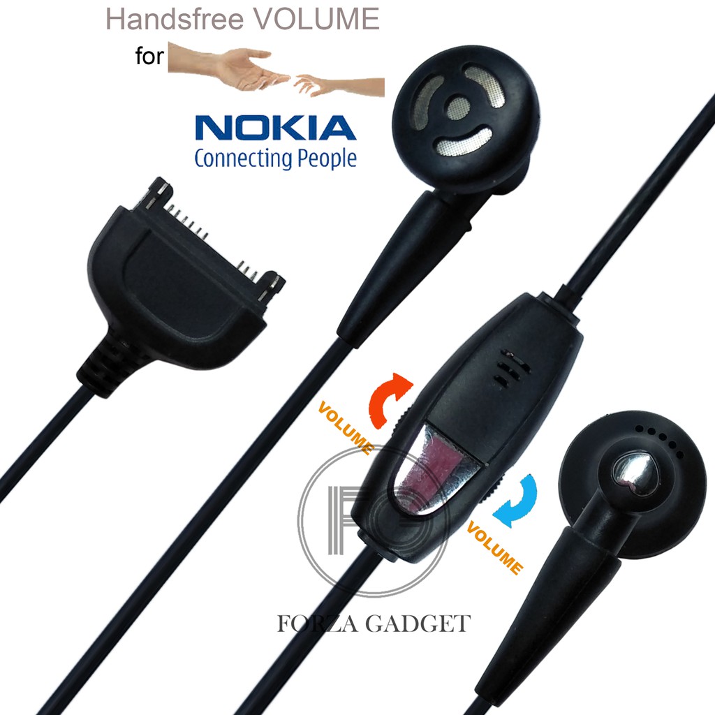 HF STEREO HEADSET HANDSFREE VOLUME NOKIA N70 / NOKIA N72 / N73 / NOKIA N95