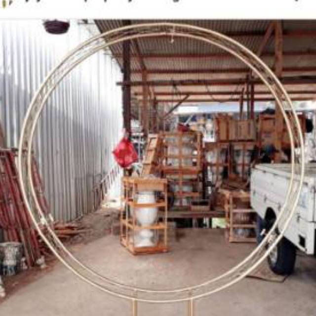 Pergola besi dekorasi