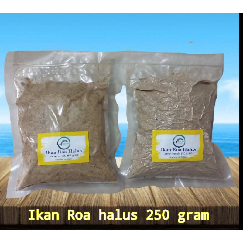 

Ikan Roa asap halus berat 250 gram