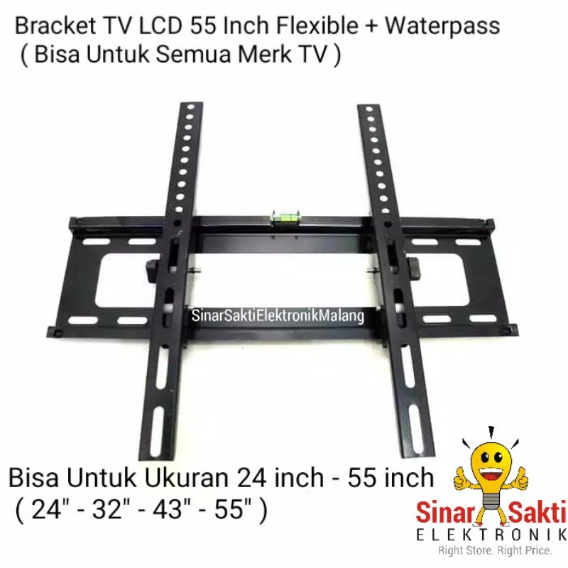 Bracket Braket TV LCD Breket 24 26 32 43 55 inch 55inch 43&quot; 55&quot; 24&quot; 32&quot; flexible