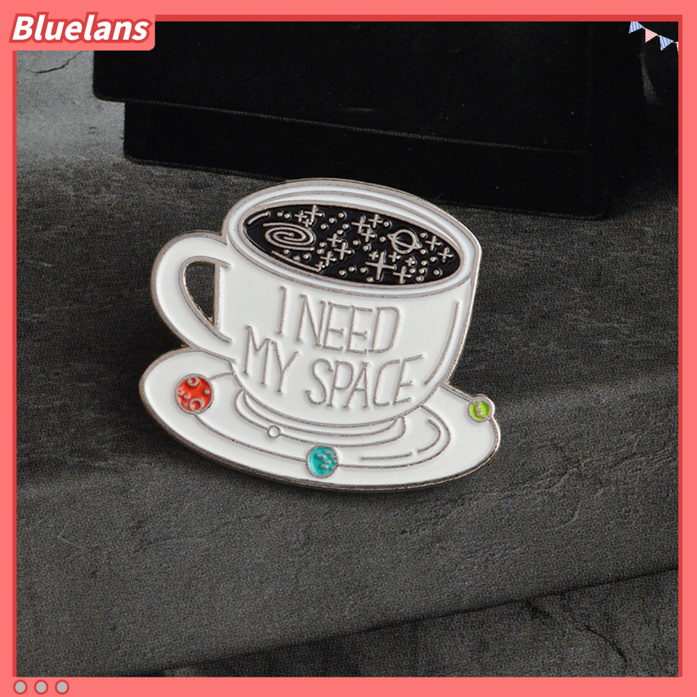 Bros Pin Enamel Bentuk Cangkir Kopi Untuk Jaket Denim