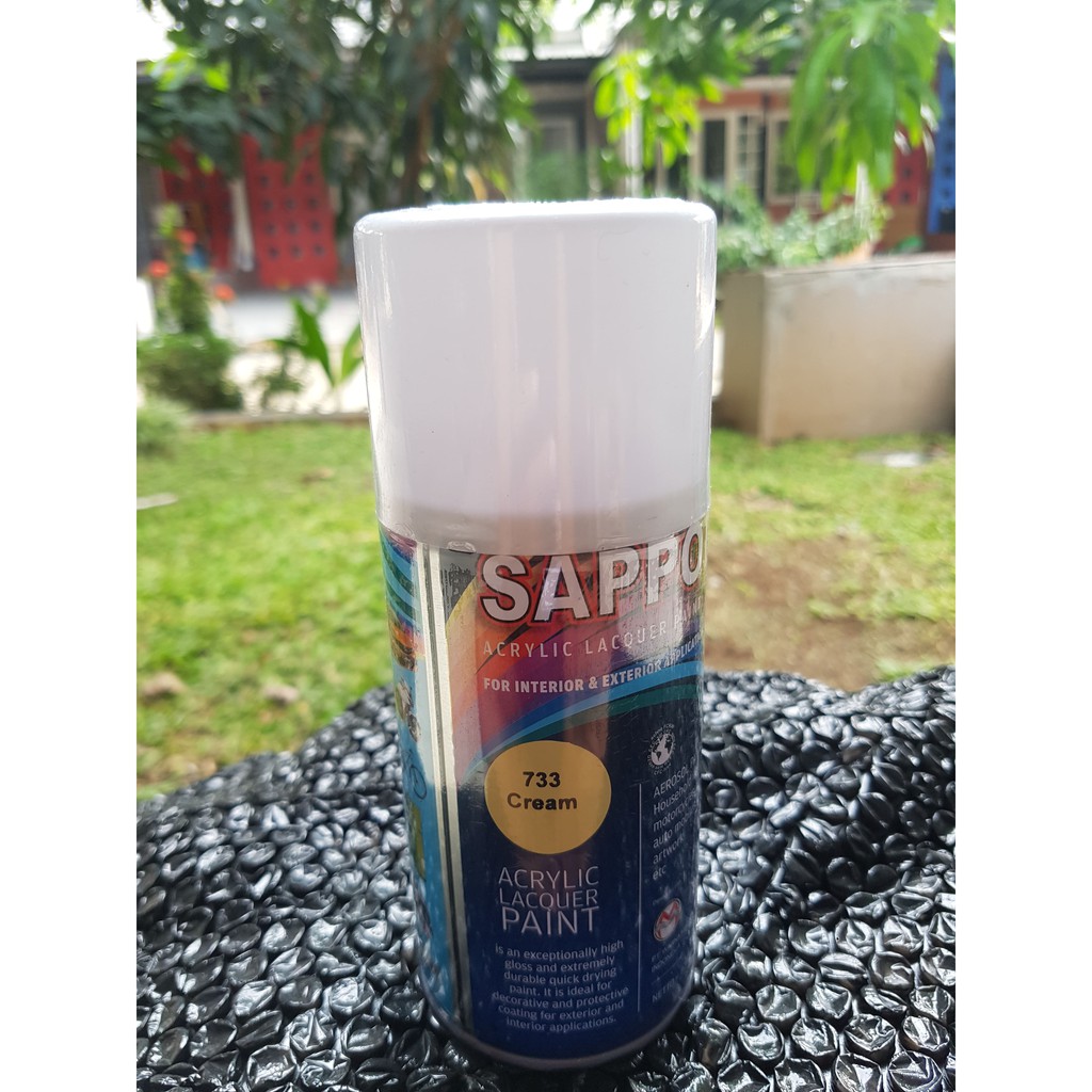 733-Cream Sapporo Spray Paint/Cat Semprot Sapporo/Pilok