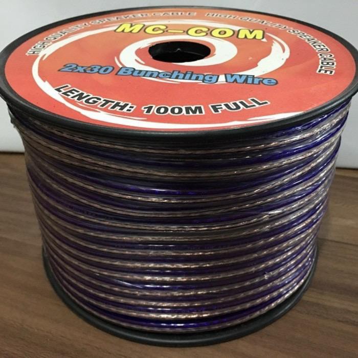 Kabel Listrik 2x30 Serabut Panjang 100M 100 Meter Asli Rol MCCOM