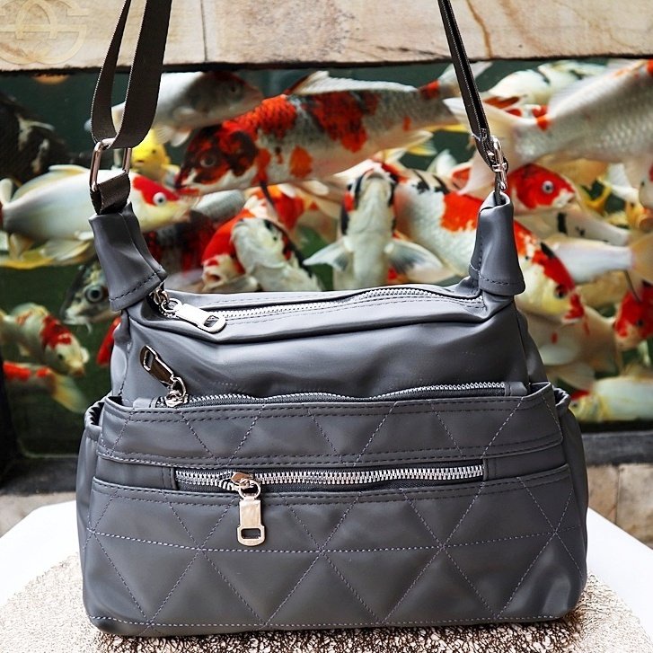 Tas Selempang 3 ruang Bordir 6757 ( Tersedia Handbag/Tas wanita/Tas Selempang/Tas Import/Fashion Wan