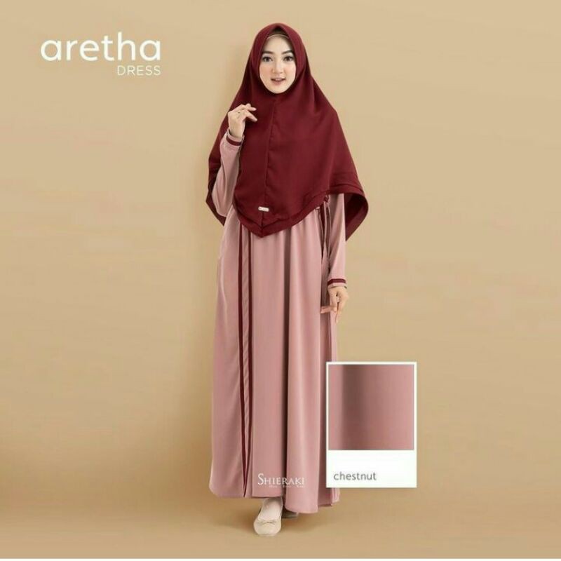 DRESS SHIERAKI, Gamis Shieraki, Gamis Syari, Dress Muslim
