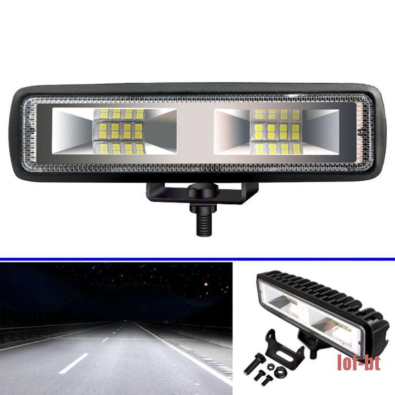 [lof-auto] 16LED Work Light Bar 48W 6000K Waterproof Car Spot Beam Fog Driving Lamp