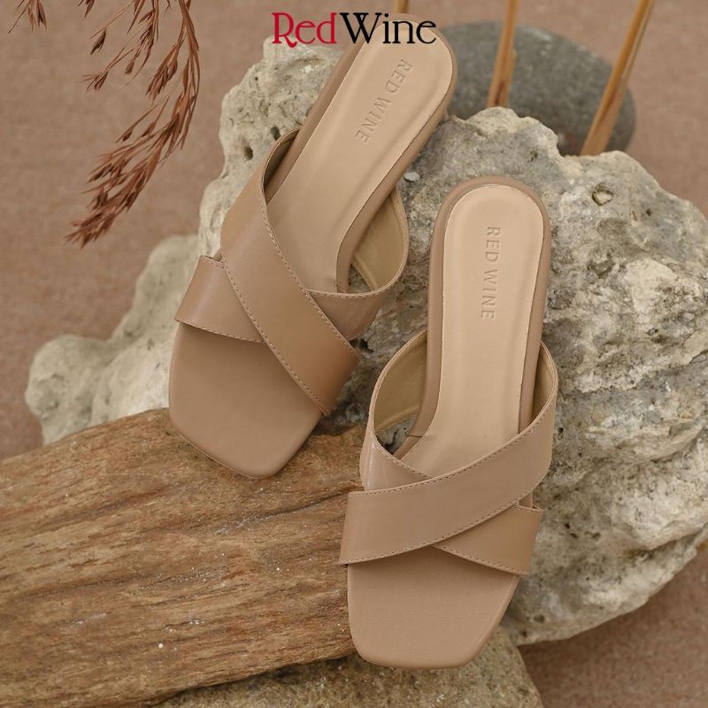 Sandal wanita hak tahu3cm Model silang SA95