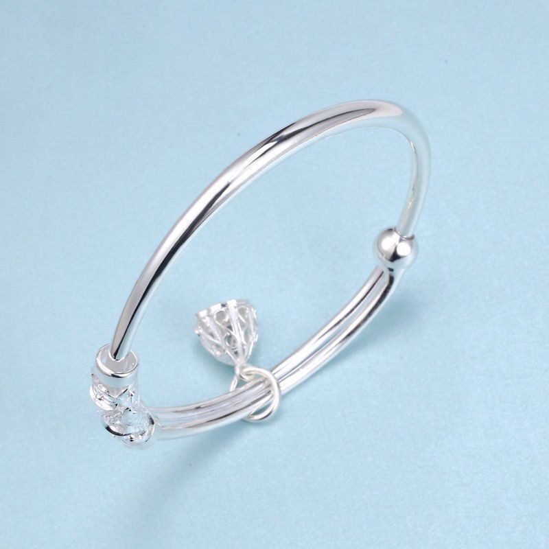 925 perak sterling gelang riak air gelang fashion perhiasan wanita gelang halus lotus gelang fashion perhiasan wanita /Exquisite lotus bracelet fashion jewelry women