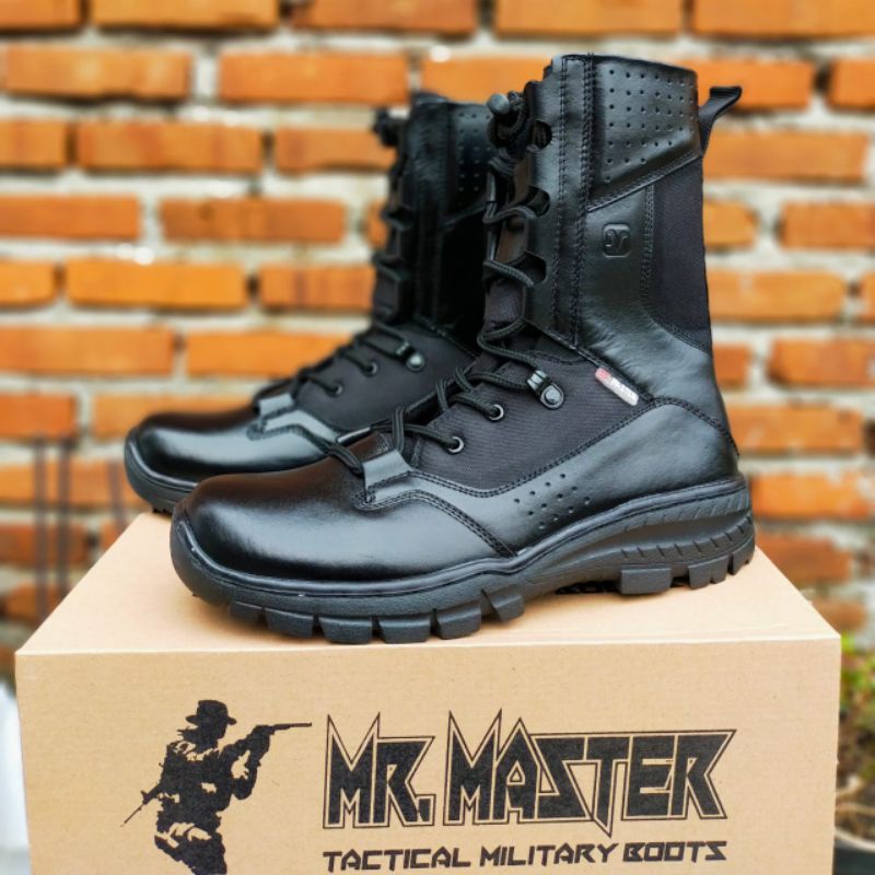 SEPATU PDL MR MASTER GEN8 KULIT SAPI ASLI SEPATU PDL DINAS LAPANGAN TNI POLRI SECURITY SATPAM