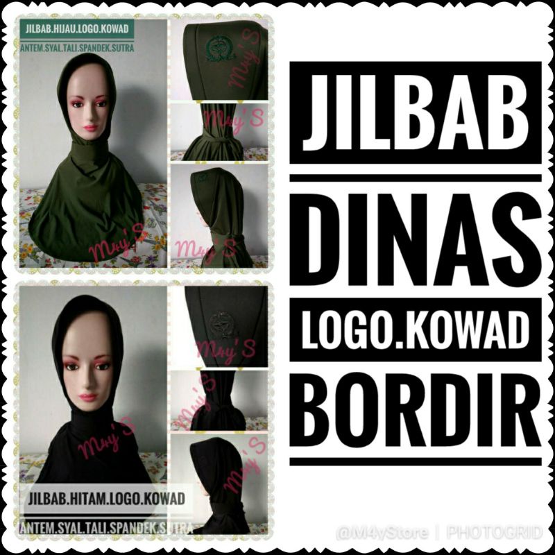 JILBAB DINAS LOGO KOWAD