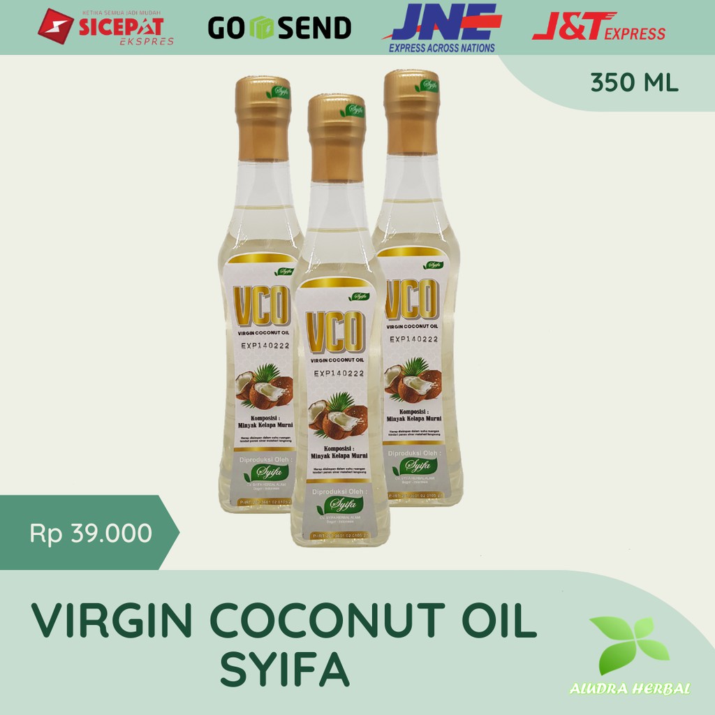 

VCO Virgin Coconut Oil Minyak Kelapa Murni 350 ml By Syifa