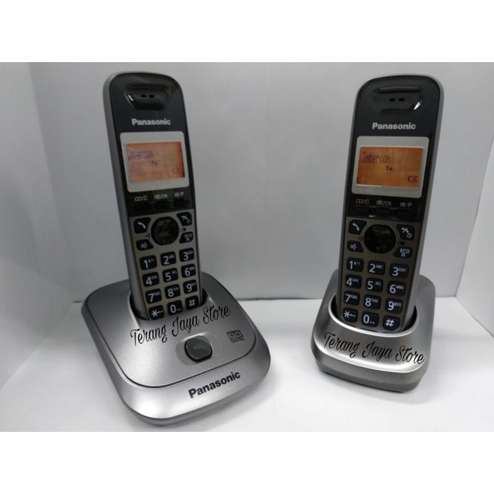 

Telepon Wireless Panasonic KX-TG2522 Answer Machine (2 handset) Silver