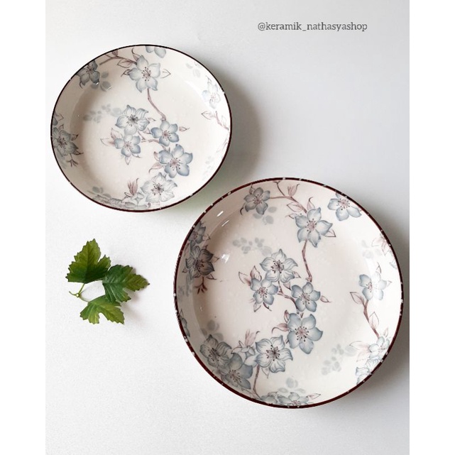 Piring Keramik/Salad Plate/Piring Saji/Piring Korean Style