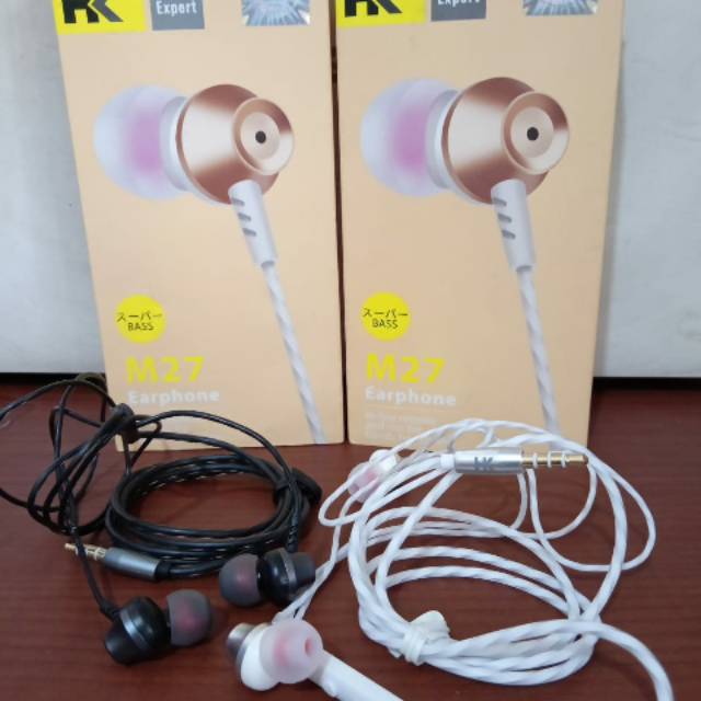 (COD)EARPHONE HK M27 Extreme BASS Colokan UNIVERSAL 3.5mm