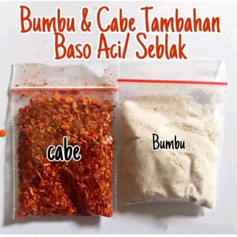 

BUMBU BOCI/CIBAY/CIRAMBAY/KIRCA/CIMOL BOJOT/BASO ACI/