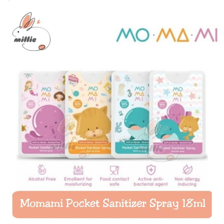 Momami Pocket Sanitizer Spray 18ml