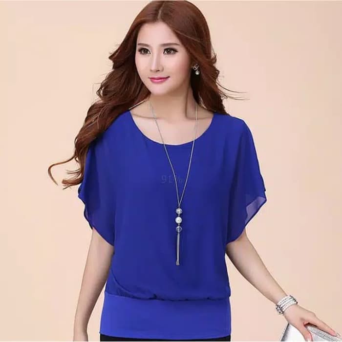 Atasan / kemeja / Blouse wanita korea wing model