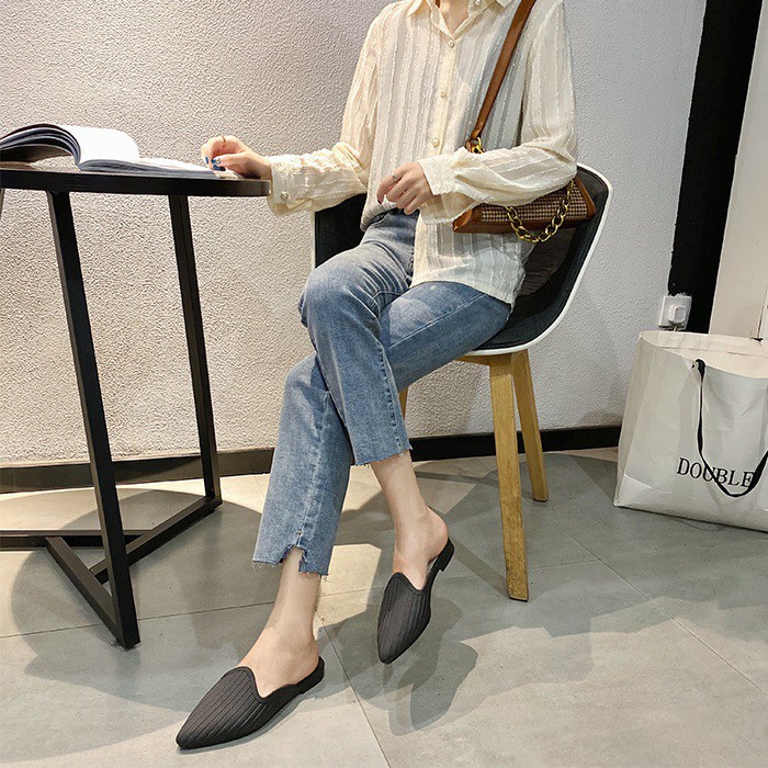 [✅BISA COD] 2607 FASHION RUBBER MULE (REAL PICTURE)