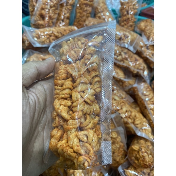 snack spiral pedas dari tempat produksi langsung kualitas terjamin