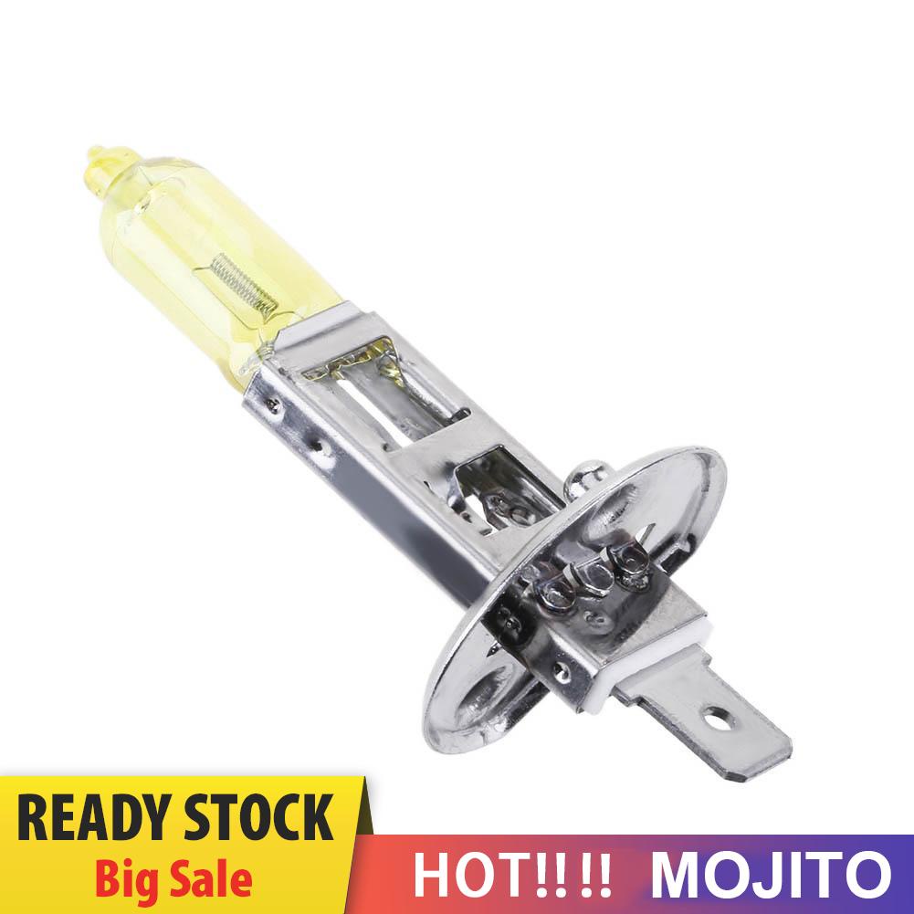 MOJITO 1pc H1 12V 55W 3000K Yellow Quartz Glass Car Xenon Head Lamp Halogen Bulb