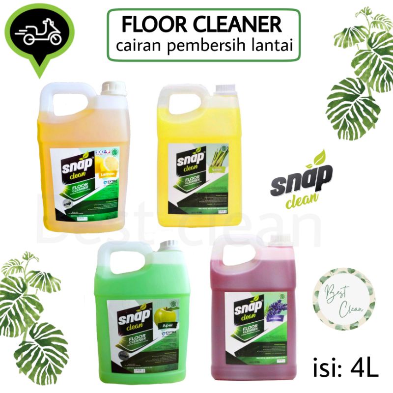 Jual Cairan Pembersih Lantai Sabun Pembersih Lantai Floor Cleaner Snap Clean Liter Best Clean