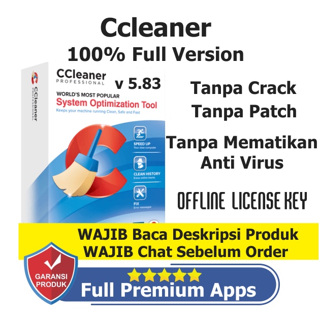 Ccleaner Pro Full Version Bergaransi
