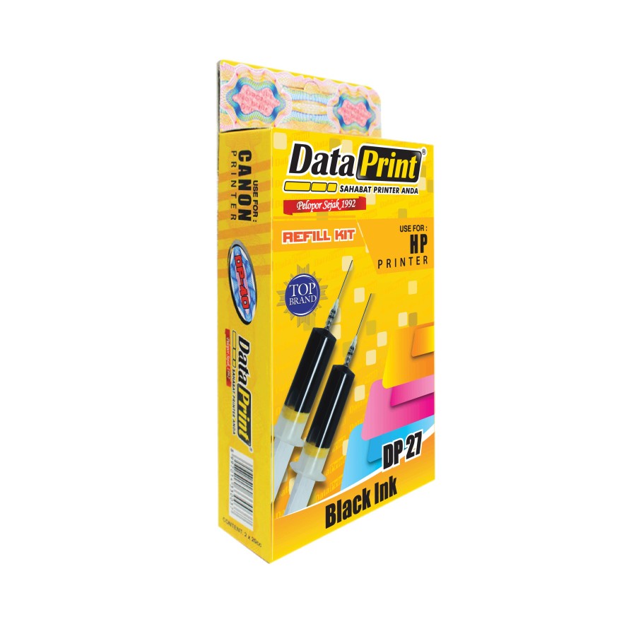 DataPrint DP 27 Tinta Refill For HP - Hitam