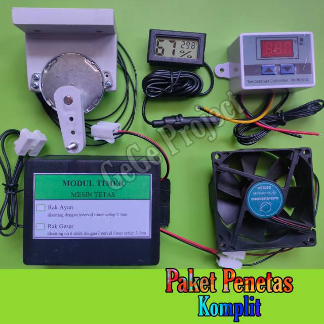 Paket Mesin Tetas Rak Geser Otomatis Komponen Mesin Tetas