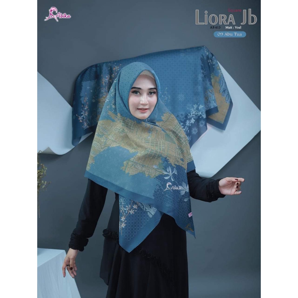 AB 613 LIORA SQUARE MOTIF JUMBO abika bahan voal premium