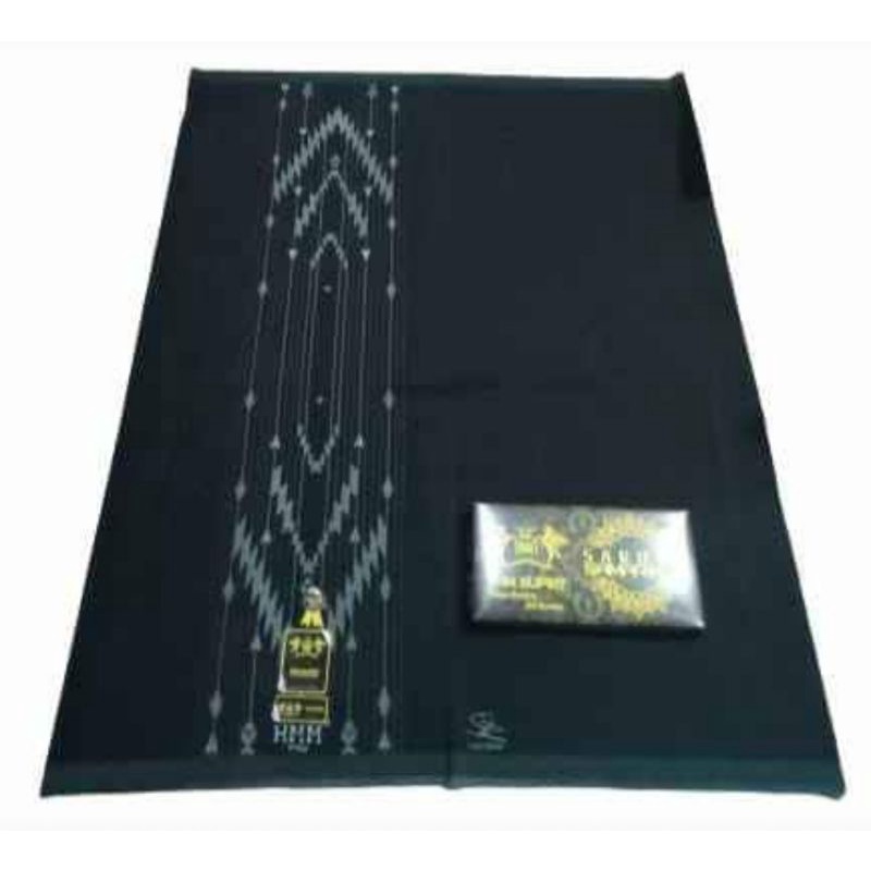 SARUNG HMM SAMARINDA HITAM POLOS