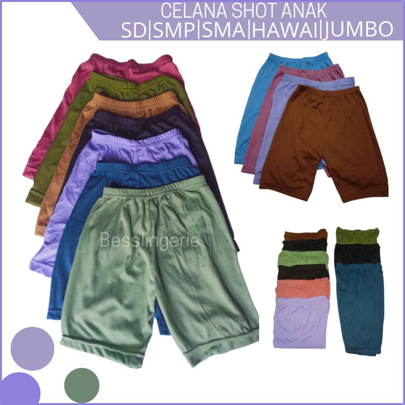 Celana shot anak sd smp sma jumbo