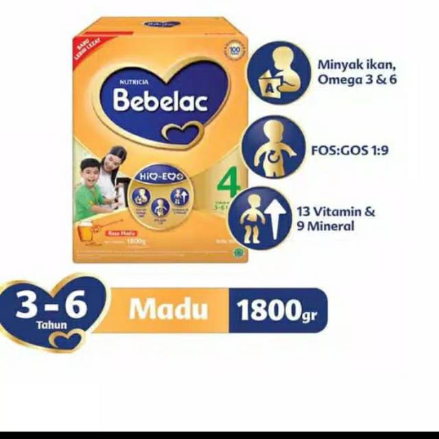 Harga Bebelac 4 Madu 1800gr Terbaik Juli 21 Shopee Indonesia